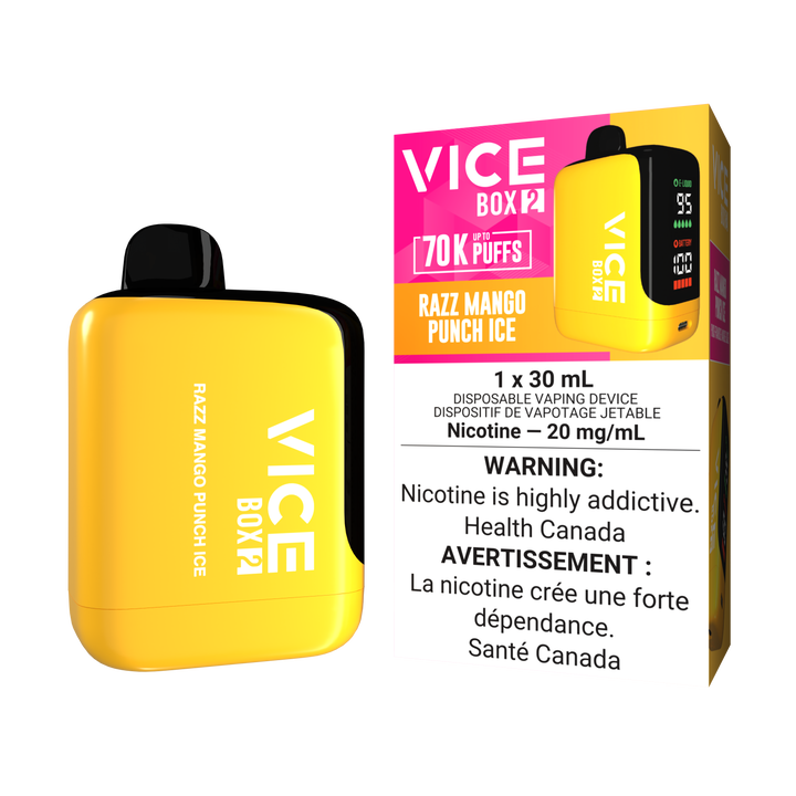 The Canadian Vaper Vice Box 2 70K Disposable Vape Disposable Vapes