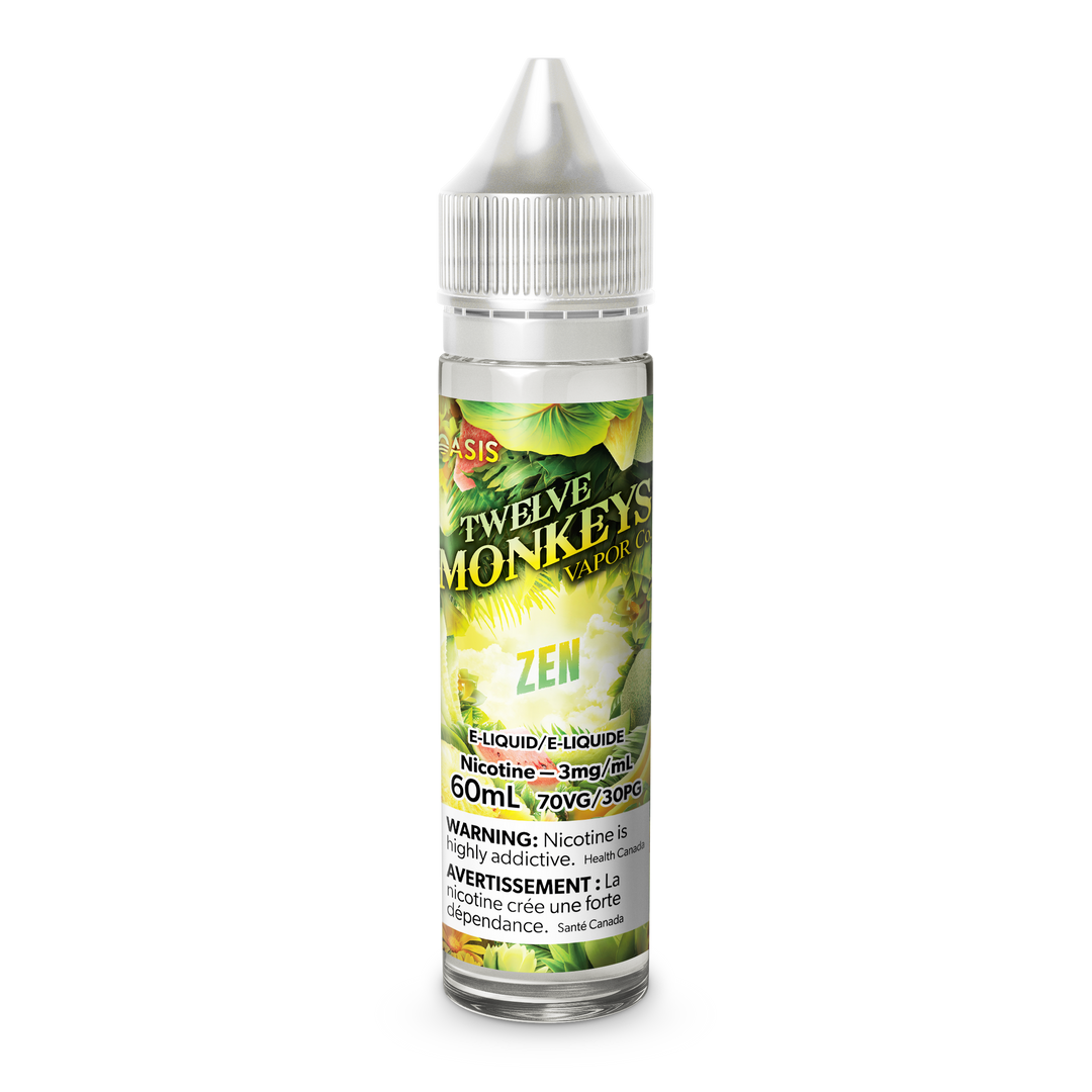 The Canadian Vaper 12 Monkeys - Zen 60ML E-Liquid