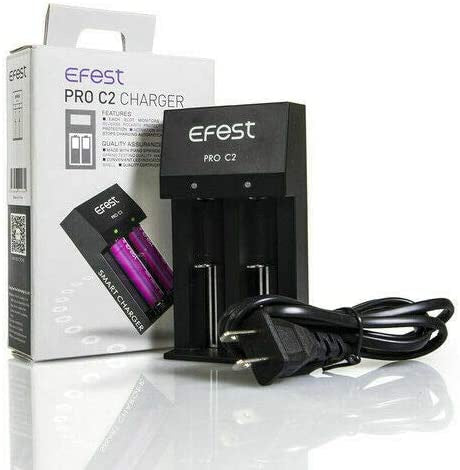 The Canadian Vaper Efest Pro C2 Dual Bay Smart Charger Battery/Charging