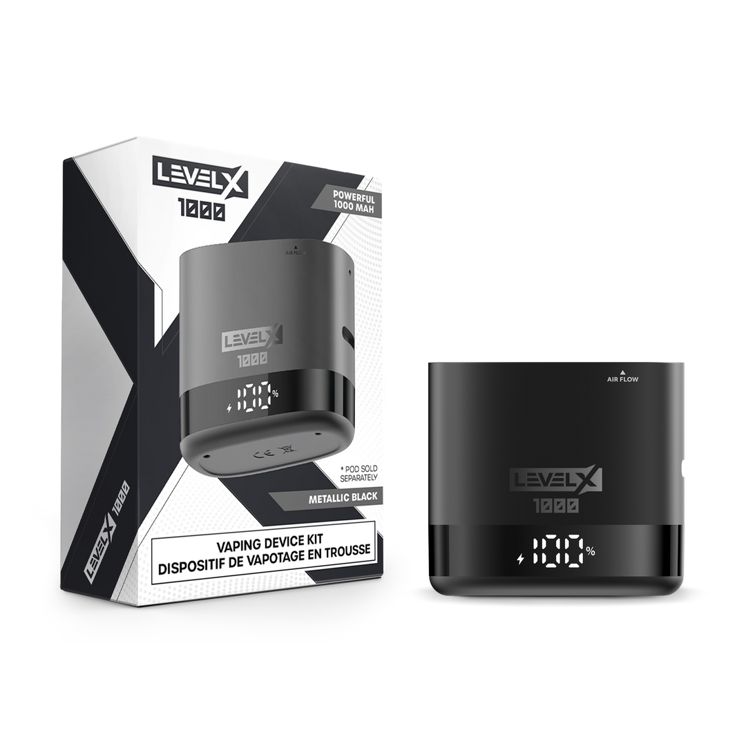 The Canadian Vaper Level X Device Kit 1000 Disposable Pods