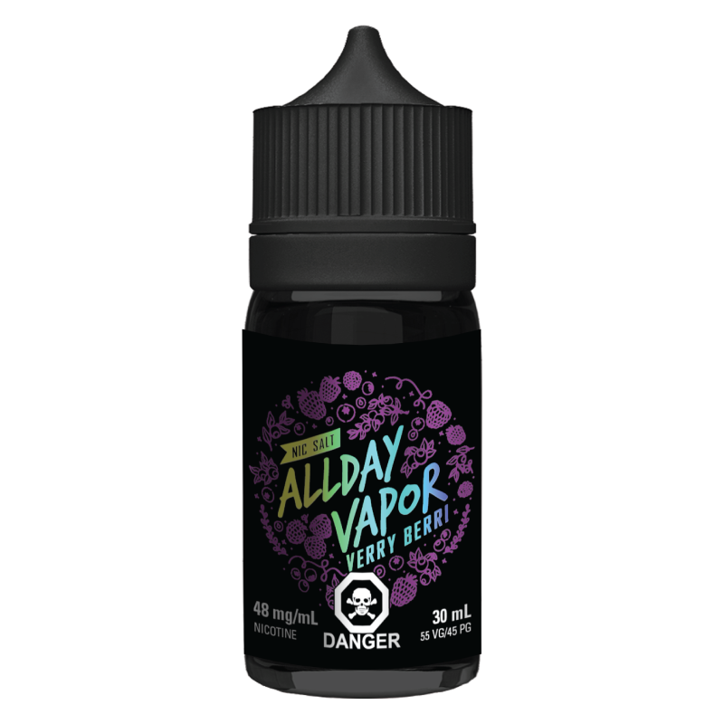 The Canadian Vaper All Day Vapor Salt- Verry Berri 30ML E-Liquid Salt