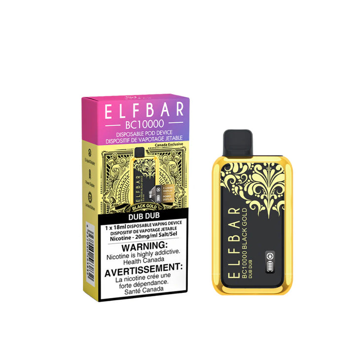Elf Bar BC10000 Disposable Vape - Dub Dub Flavour, 10000 Puffs, 20mg Nicotine