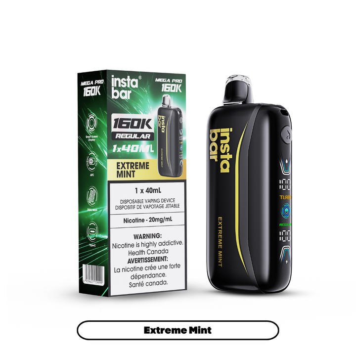 The Canadian Vaper Insta Bar Mega Pro 160K Disposable Disposable Vapes