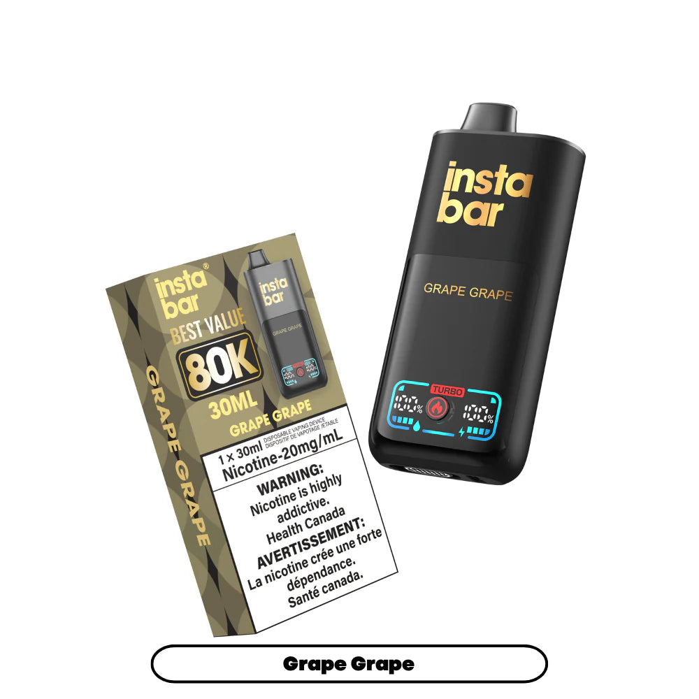 The Canadian Vaper Insta Bar 80K Disposable Disposable Vapes
