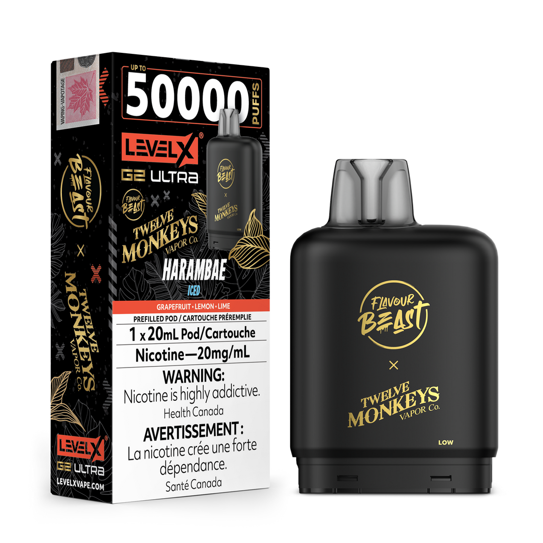 12 Monkeys Level X G2 Ultra 50K Pods