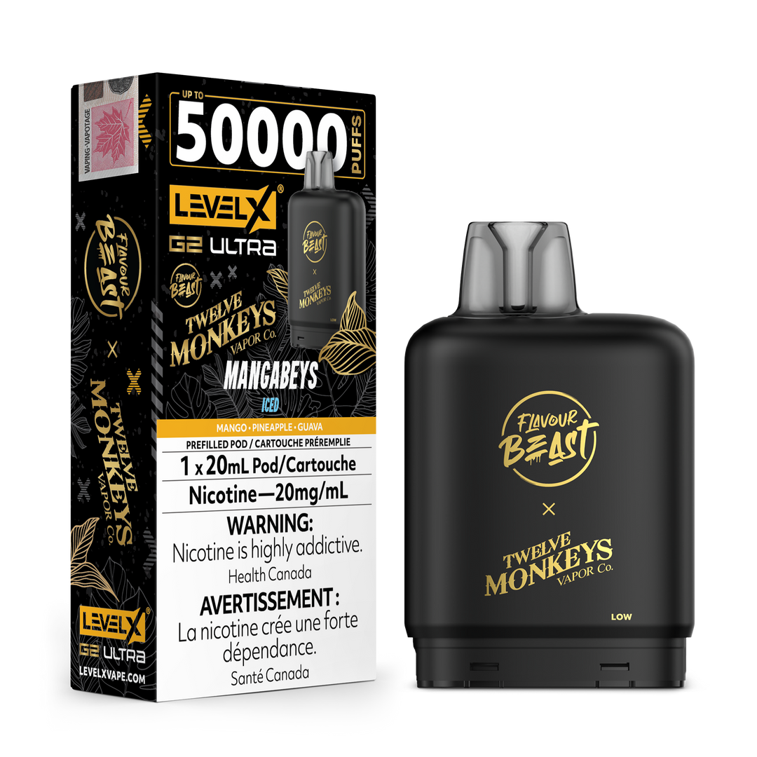 12 Monkeys Level X G2 Ultra 50K Pods