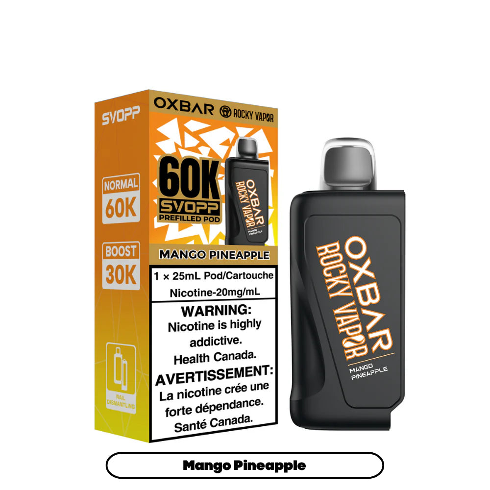 The Canadian Vaper Oxbar SVOPP 60K Pods Disposable Pods