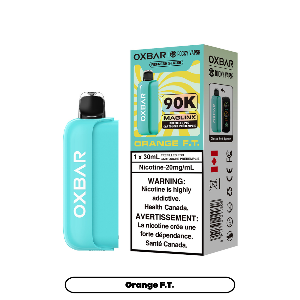 The Canadian Vaper Oxbar Maglink 90K Pods Disposable Pods