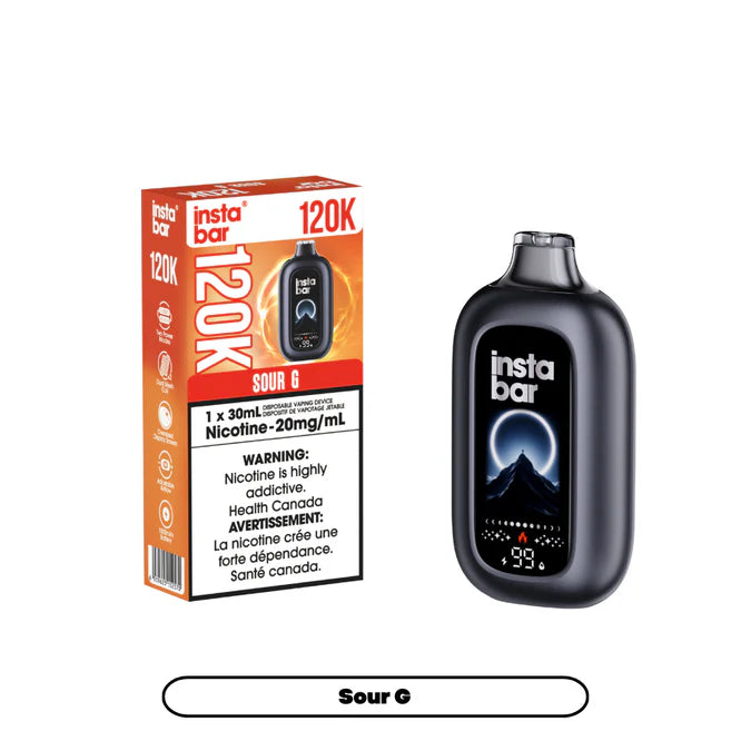 The Canadian Vaper Insta Bar 120K Disposable Vapes