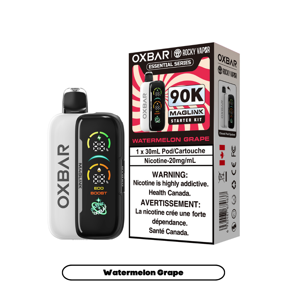 The Canadian Vaper Oxbar Maglink Starter Kit Disposable Pods