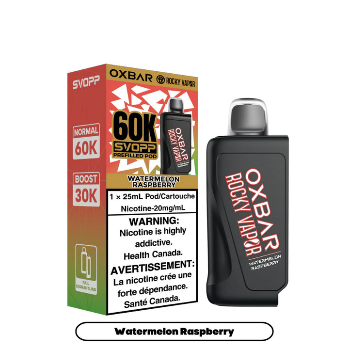 The Canadian Vaper Oxbar SVOPP 60K Pods Disposable Pods