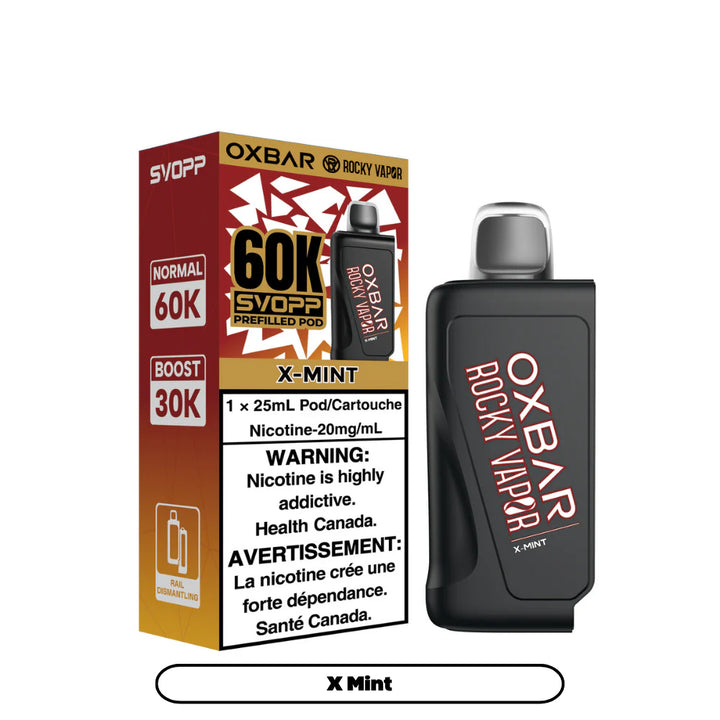 The Canadian Vaper Oxbar SVOPP 60K Pods Disposable Pods