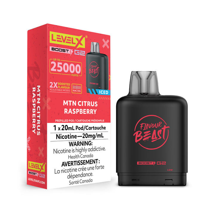 Flavour Beast Level X BOOST G2 25K Pods