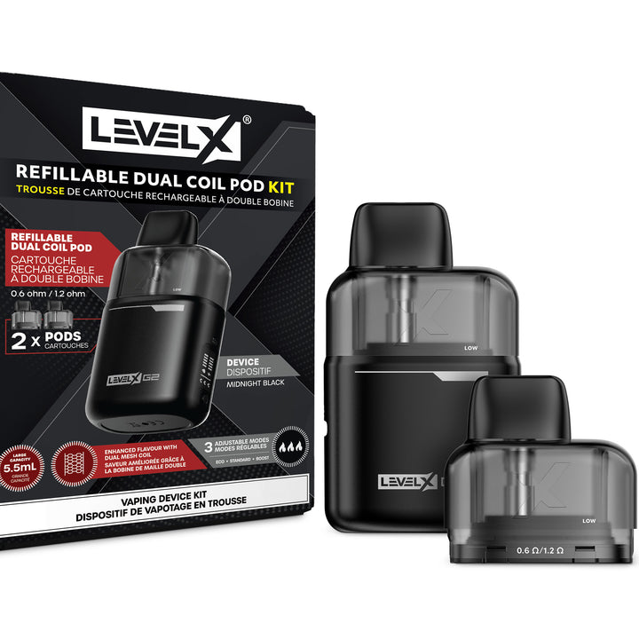 Level X Refillable Dual Coil Pod Kit