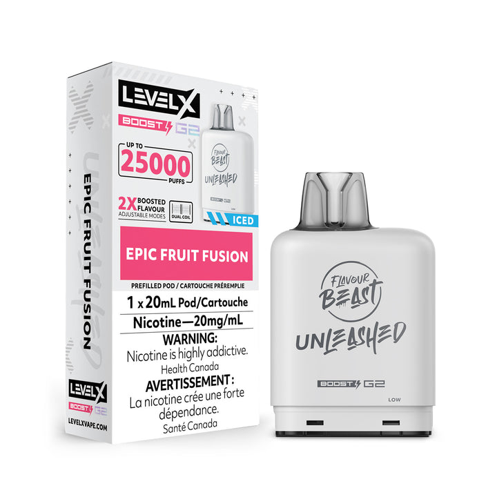 Flavour Beast Level X UNLEASHED BOOST G2 25K Pods