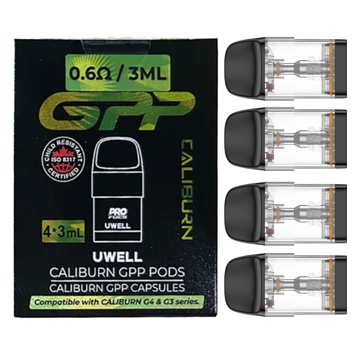 Uwell Caliburn GPP G3/G4 Pods 3mL - 4/Pack