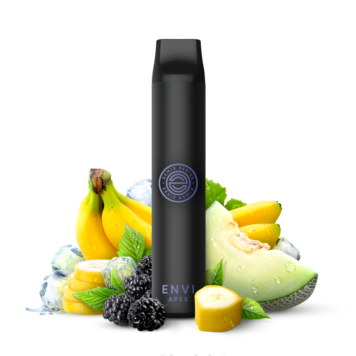 Apex Envi 2500 Disposable Vape - Banana Blackberry Melon Iced Flavour, 2500 Puffs, 20mg Nicotine