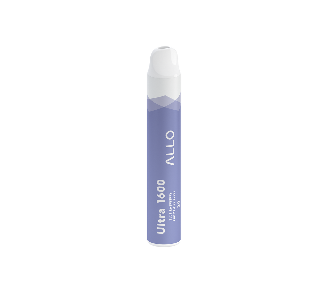 Allo Blue Raspberry Disposable Vape - 1600 Puffs, 20mg Nicotine