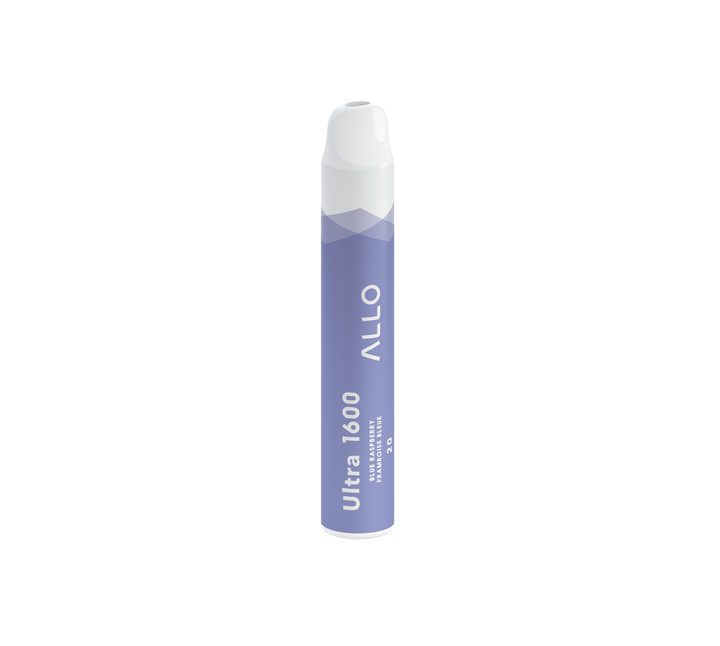 Allo Blue Raspberry Disposable Vape - 1600 Puffs, 20mg Nicotine