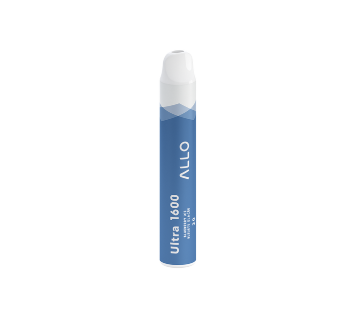 Allo Blueberry Ice Disposable Vape - 1600 Puffs, 20mg Nicotine