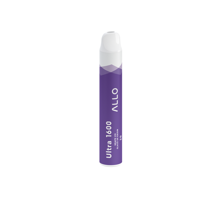 Allo 1600 Disposable Vape - Grape Ice Flavour, 1600 Puffs, 20mg Nicotine