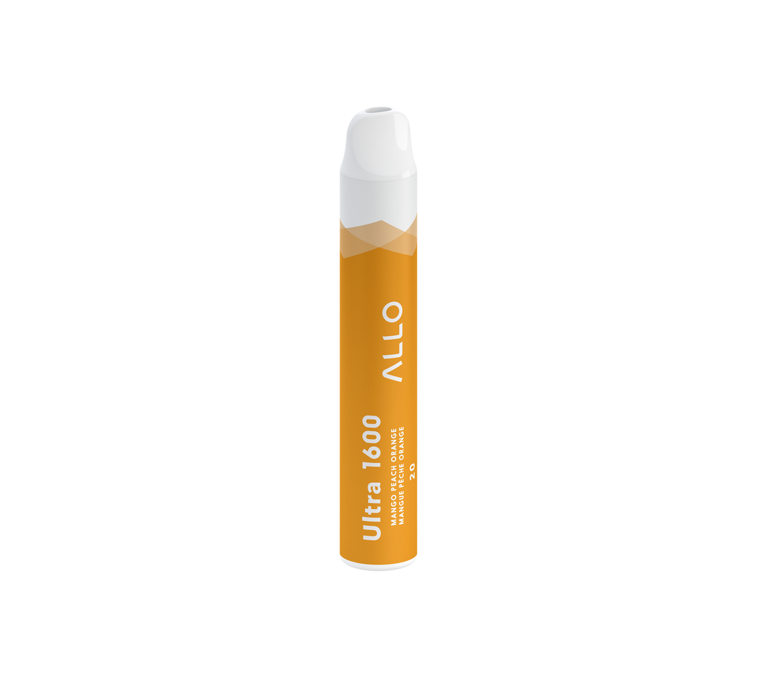 Allo 1600 Disposable Vape - Mango Peach Orange Flavour, 1600 Puffs, 20mg Nicotine
