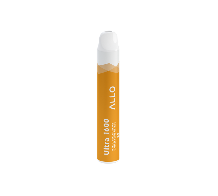 Allo 1600 Disposable Vape - Mango Peach Orange Flavour, 1600 Puffs, 20mg Nicotine