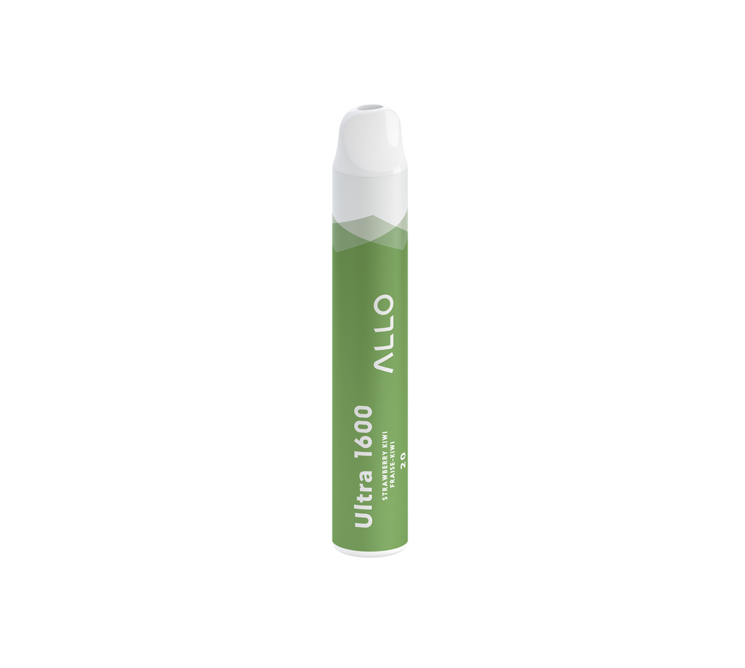 Allo 1600 Disposable Vape - Strawberry Kiwi Flavour, 1600 Puffs, 20mg Nicotine