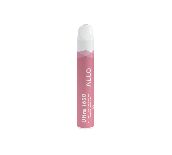 Allo 1600 Disposable Vape - Watermelon Strawberry Kiwi Flavour, 1600 Puffs, 20mg Nicotine